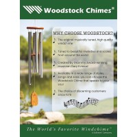 Woodstock Wind Chimes For Outside Garden Decor Outdoor Decor For Your Patio And Front Porch 14 Bronze Wind Chime Wind Chi