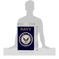 Breeze Decor Us Navy Usn Armed Forces Seabee Official Licensed United State American Military Retire Decorative  Garden Flag 13