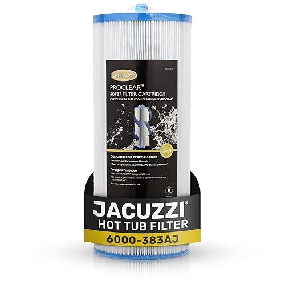 Jacuzzi Proclear 6000383 Filter 60 Sq Ft J300 Series 2002 Pure Filtration For Crystalclear Water Hot Tubs Replacement