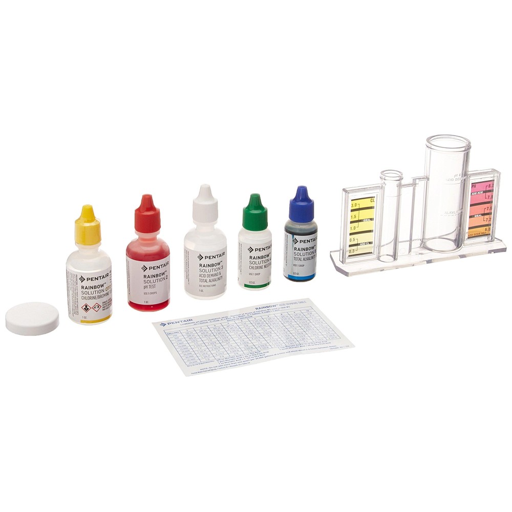 Pentair R151186 78Hr All In One 4 Way Ph And Chlorine Test Kit