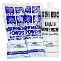 Rx Clear Winter Closing Kit Nonchlorine Winterizing Chemicals For Above Or In Ground Swimming Pools Open To A Crystal Clear