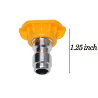 Podoy Pressure Washer Sprayer Nozzle Tip 14 Size 30 15 Degree 030 Stainless Steel For Accessory Kit For 2500Psi 3000Psi