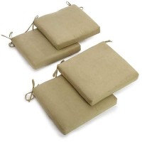 Blazing Needles, L.P. Indoor Microsuede Chair Cushion, 20