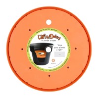 Bloem Upsadaisy Round Planter Insert 12 Orange Durable Resin Disk Drainage Holes Place Inside A Planter Use Less Pot