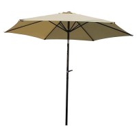 International Caravan Furniture Piece Outdoor 8 Foot Aluminum Umbrella