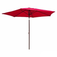 International Caravan Furniture Piece Outdoor 8 Foot Aluminum Umbrella