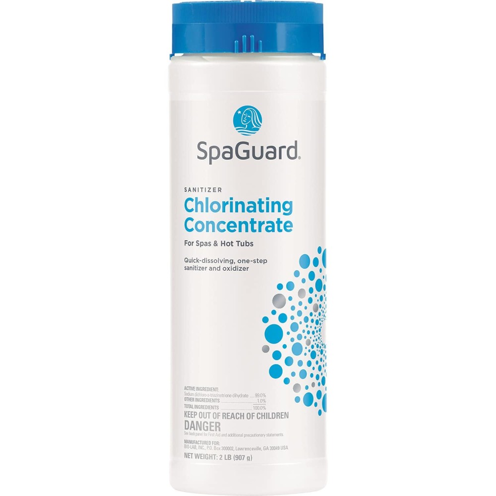 Spaguard Spa Chlorinating Concentrate Advanced Spa Water Treatment For Hot Tubs And Spas Quick Dissolving Oxidizer 2 Lbs