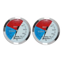 3 18 Inch Bbq Thermometer Gauge 2 Pcs Charcoal Grill Pit Smoker Temp Gauge Grill Thermometer Replacement For Oklahoma Joes Smo