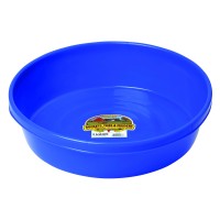 Little Giant Plastic Utility Pan Feed Pan Durable Versatile Livestock Feeding Bucket Made In Usa 3 Gallon Blue