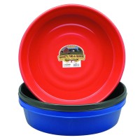 Little Giant Plastic Utility Pan Feed Pan Durable Versatile Livestock Feeding Bucket Made In Usa 3 Gallon Red