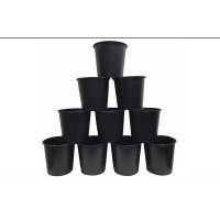 Viagrow Vhpp50010 5 Gallon Round Nursery Pot 10 Pack