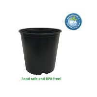 Viagrow Vhpp50010 5 Gallon Round Nursery Pot 10 Pack