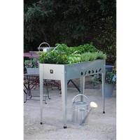 Urban Raised Planter Galvanized