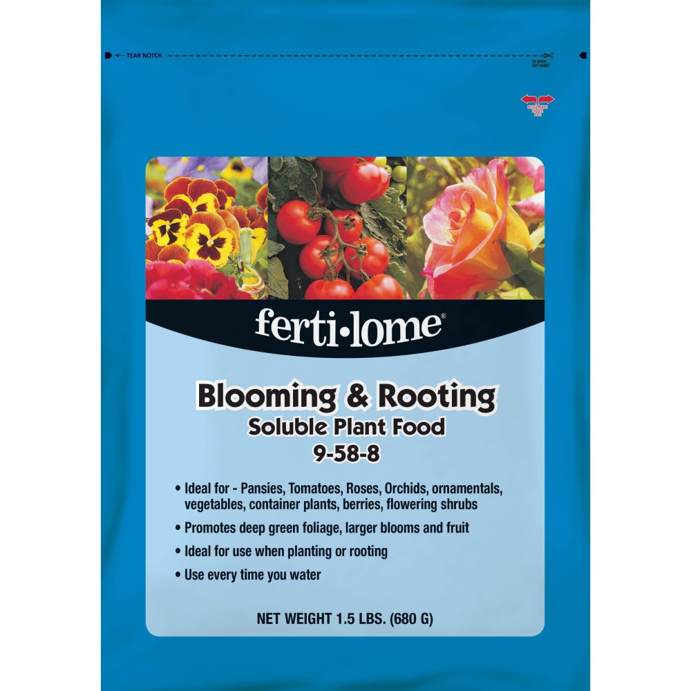 Fertilome 11771 Blooming Rooting Soluble Plant Food 9588 15 Lbs