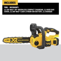 Dewalt 20V Max Xr Chainsaw Kit 5Ah Battery 12Inch Dccs620P1