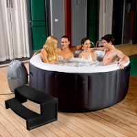 Confer Plastics Resin Multi Purpose Spa And Hot Tub Handistep Steps Black