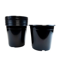 Viagrow 1 Gal Plastic Nursery Pots 378 Liters 10Pack