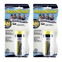 Aquachek 56114102 Salt Water Test Strips For Swimming Pools 10Count 2Pack