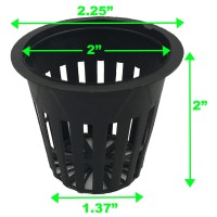 Viagrow V2Net50 Net Pot 2 In 50Pack Black