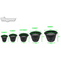 Viagrow V2Net50 Net Pot 2 In 50Pack Black