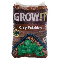 Growt Gmc40L 4Mm16Mm Clay Pebbles Brown 40 Liter Bag Made From 100 Natural Clay Can Be Used For Drainage Decoration