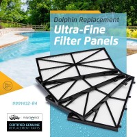 Dolphin Genuine Replacement Part Ultrafine Filter Panels 4Pk Part Number 9991432R4