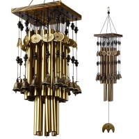 Ylyycc Wind Chimes For Outside 30Memorial Wind Chimes With 24 Copper Tubes And 16 Copper Bell For Garden Patio Window Wind Ch