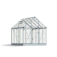 Palram Canopia Snap Grow 6 X 8 Greenhouse Silver