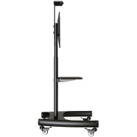 Lorell Flat Panel TV Cart 32 to 70 Screen Support 100 lb Load Capacity Flat Panel Display Type Supported 59 Height x 32