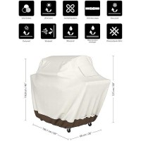 Amazon Basics Gas Grill Barbecue Cover  65 Inch  Large  Beige