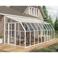 Palram Canopia Sun Room 8 X 18 White