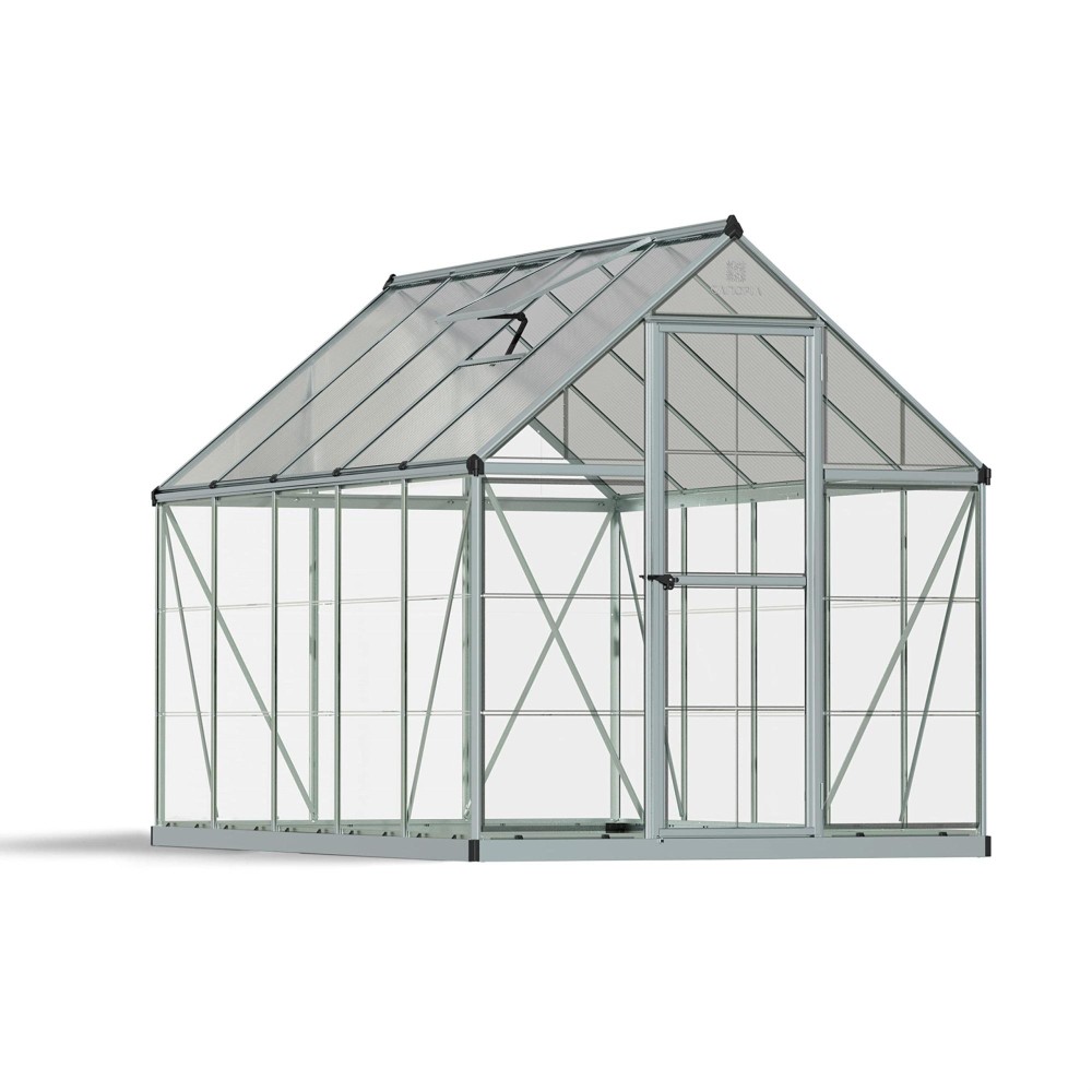 Palram Canopia Hybrid 6 X 10 Greenhouse Silver