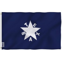 Anley Fly Breeze 3X5 Foot Zavala De Lorenzo Texas Flag Vivid Color And Fade Proof Canvas Header And Double Stitched Texan