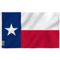 Anley Fly Breeze 4X6 Foot Texas State Flag Vivid Color And Fade Proof Canvas Header And Double Stitched Texan Tx Flags Pol