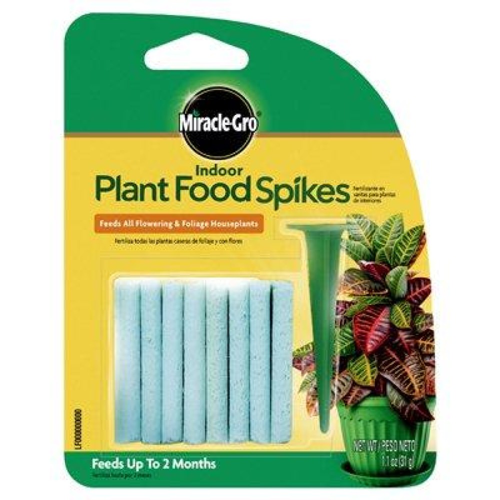 Miraclegro Indoor Plant Food Spikes 4 Packs Of 11Ounce