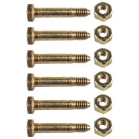 Ariens Oem 14 Shear Bolt And Nut 532005002 6 Pack