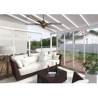 Palram Canopia Sanremo 10 Ft X 14 Ft Patio Enclosure White With 6 Screen Doors Enclosed Extra Room Protected From Weather