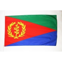 Az Flag Eritrea Flag 3X5 Ft Light Polyester Eritrean Banner With Two Brass Eyelets Fade Resistant Vivid Colors 3 X