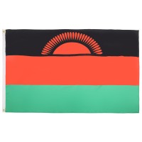 Az Flag Malawi Flag 3X5 Ft Light Polyester Malawian Banner With Two Brass Eyelets Fade Resistant Vivid Colors 3 X 5