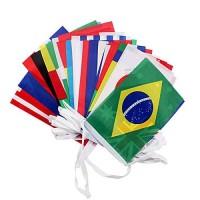 International Flags 41 Feet 82 X 55 World Flags 50 Countries Flags Pennant Banner For Bar Party Decorations Sports Clu