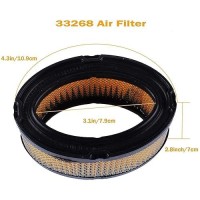 Podoy 33268 Air Filter For Compatible With Tecumseh Oregon 30-100 Stens 100-115 Prime Line 7-02232 Hm70 Hm80 Tvm195 Vm80 Hm100 Hxl840 7Hp 8Hp 10Hp Horizontal Engine