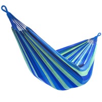 Sorbus Brazilian Double Hammock Extralong 2 Person Portable Hammock Bed For Indoor Or Outdoor Spaces Hanging Rope Carrying