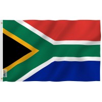 Anley Fly Breeze 3X5 Foot South Africa Flag Vivid Color And Fade Proof Canvas Header And Double Stitched South African Nat