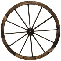 Leigh Country Tx 93951 30 Wagon Wheel 30 Inch Walnut Finish