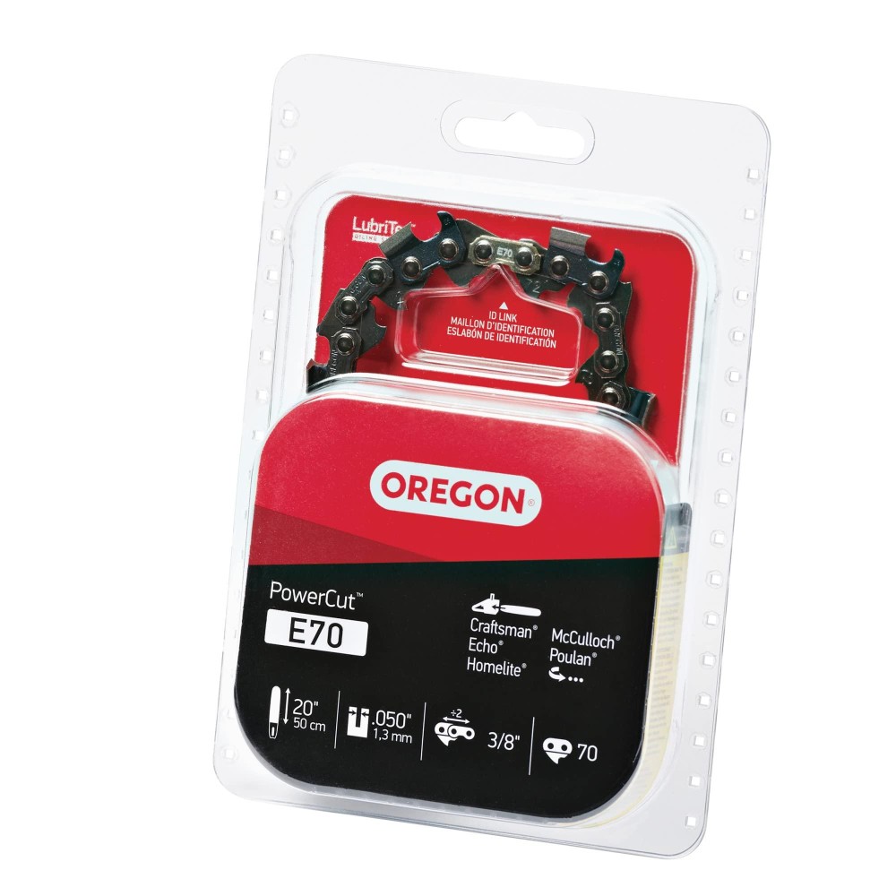 Oregon E70 20Inch Powercut Chainsaw Chain Fits Echo Mcculloch And More