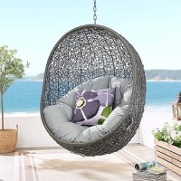 Hide Outdoor Patio Swing Chair With Stand