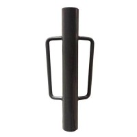 Mtb Supply Fence Post Driver With Handle 18Lb Black Iron T Post Pole Pounder Hand Post Rammer For U Fence Post Wooden Post