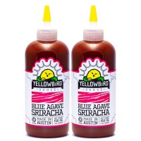 Blue Agave Sriracha Hot Sauce By Yellowbird Jalapeno Garlic And Agave Chili Pepper Sauce Plantbased Gluten Free Nongmo