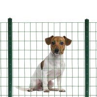 Green Pvc Coated Welded Wire Mesh Garden Economy Fence 24 Inch X 25 Foot3 Inch X 2 Inch 16Ga