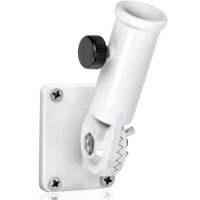 Anley Multiposition Flag Pole Mounting Bracket With Hardwares Made Of Aluminum Strong And Rust Free 1 Diameter White